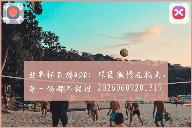 世界杯直播app：绿茵激情在指尖，每一场都不错过_20260609201319